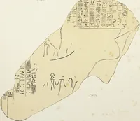 An illustration from Inscriptions in the hieratic and demotic character : from the collections of the British Museum. (1868)