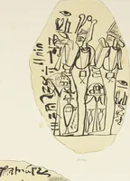 An illustration from Inscriptions in the hieratic and demotic character : from the collections of the British Museum. (1868)