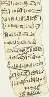 An illustration from Inscriptions in the hieratic and demotic character : from the collections of the British Museum. (1868)