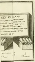 Picture 7 of 7 from In sepulchralem lapidem Sexti Varii Marcelli in agro Veliterno nuper effossum observationes (1765), leaf 32