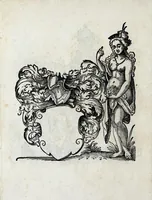 Picture 25 of 30 from Insignia sacrae caesareae maiestatis, principvm electorvm, ac aliqvot illvstrissimarvm, illvstrium, nobilium, & aliarum familiarum, formis artificiosissimis expressa : addito cuiq[ue] peculiari symbolo, & carmine octasticho, quibus cum ipsum insigne tum symbolum ingeniosè, ac sine vlla arrogantia vel mordacitate, liberaliter explicantur : his adiecta svnt totidem vacva (vti appellant) scuta, vt alij quoq[ue], quib. hoc institutum placebit, suae etiam gentis imagines penicillo adijcere possint .. (1579), leaf 258
