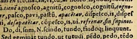 An illustration from Institutiones grammaticae Latino carmine : Hispana cum explicatione, nunc primu[m] ex authoribus omnium probatissimis in lucidissimum compendium collectae, & in quinque tractatus distributae. (1595)