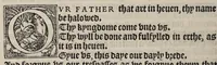 An illustration from The institution of a Christen man : conteynynge the exposytion or interpretation of the commune Crede, of the seuen Sacramentes, of the .x. commandementes, and of the Pater noster, and the Aue Maria, iustyfication [and] purgatory (1537)