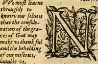 An illustration from The Institution of Christian religion (1587)