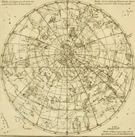 An illustration from Institutions astronomiques, ou Leçons élémentaires d'astronomie : pour servir d'introduction à la physique céleste, & à la science des longitudes, avec de nouvelles tables d'équation corrigées; et particulierement les tables du soleil, de la lune & des satellites: précédées d'un essai sur l'histoire de l'astronomie moderne (1746)