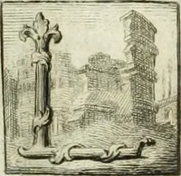 An illustration from Instituzione pratica dell' architettura civile per la decorazione de' pubblici, e privati edifici : preceduta da un articolo di geometria in pratica ad uso delli disegnatori ed artifici (1766)