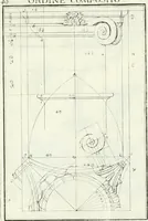 Picture 53 of 175 from Instituzione pratica dell' architettura civile per la decorazione de' pubblici, e privati edifici : preceduta da un articolo di geometria in pratica ad uso delli disegnatori ed artifici (1766), leaf 104