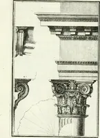 An illustration from Instituzione pratica dell' architettura civile per la decorazione de' pubblici, e privati edifici : preceduta da un articolo di geometria in pratica ad uso delli disegnatori ed artifici (1766)