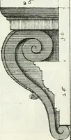 An illustration from Instituzione pratica dell' architettura civile per la decorazione de' pubblici, e privati edifici : preceduta da un articolo di geometria in pratica ad uso delli disegnatori ed artifici (1766)
