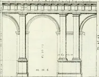 An illustration from Instituzione pratica dell' architettura civile per la decorazione de' pubblici, e privati edifici : preceduta da un articolo di geometria in pratica ad uso delli disegnatori ed artifici (1766)