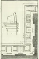 An illustration from Instituzione pratica dell' architettura civile per la decorazione de' pubblici, e privati edifici : preceduta da un articolo di geometria in pratica ad uso delli disegnatori ed artifici (1766)