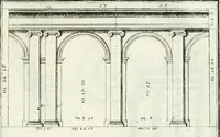 Picture 88 of 175 from Instituzione pratica dell' architettura civile per la decorazione de' pubblici, e privati edifici : preceduta da un articolo di geometria in pratica ad uso delli disegnatori ed artifici (1766), leaf 170