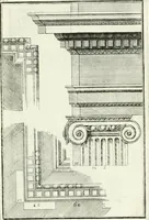 An illustration from Instituzione pratica dell' architettura civile per la decorazione de' pubblici, e privati edifici : preceduta da un articolo di geometria in pratica ad uso delli disegnatori ed artifici (1766)