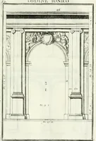Picture 96 of 175 from Instituzione pratica dell' architettura civile per la decorazione de' pubblici, e privati edifici : preceduta da un articolo di geometria in pratica ad uso delli disegnatori ed artifici (1766), leaf 184
