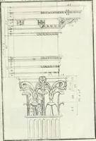An illustration from Instituzione pratica dell' architettura civile per la decorazione de' pubblici, e privati edifici : preceduta da un articolo di geometria in pratica ad uso delli disegnatori ed artifici (1766)