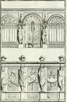 Picture 124 of 175 from Instituzione pratica dell' architettura civile per la decorazione de' pubblici, e privati edifici : preceduta da un articolo di geometria in pratica ad uso delli disegnatori ed artifici (1766), leaf 234