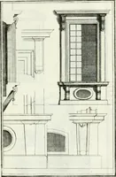 An illustration from Instituzione pratica dell' architettura civile per la decorazione de' pubblici, e privati edifici : preceduta da un articolo di geometria in pratica ad uso delli disegnatori ed artifici (1766)