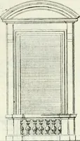 An illustration from Instituzione pratica dell' architettura civile per la decorazione de' pubblici, e privati edifici : preceduta da un articolo di geometria in pratica ad uso delli disegnatori ed artifici (1766)