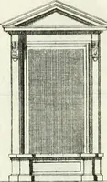 An illustration from Instituzione pratica dell' architettura civile per la decorazione de' pubblici, e privati edifici : preceduta da un articolo di geometria in pratica ad uso delli disegnatori ed artifici (1766)