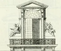 An illustration from Instituzione pratica dell' architettura civile per la decorazione de' pubblici, e privati edifici : preceduta da un articolo di geometria in pratica ad uso delli disegnatori ed artifici (1766)