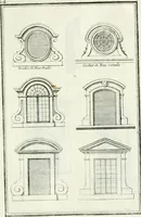 An illustration from Instituzione pratica dell' architettura civile per la decorazione de' pubblici, e privati edifici : preceduta da un articolo di geometria in pratica ad uso delli disegnatori ed artifici (1766)