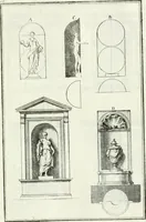 An illustration from Instituzione pratica dell' architettura civile per la decorazione de' pubblici, e privati edifici : preceduta da un articolo di geometria in pratica ad uso delli disegnatori ed artifici (1766)