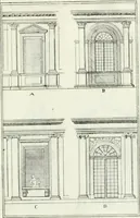 An illustration from Instituzione pratica dell' architettura civile per la decorazione de' pubblici, e privati edifici : preceduta da un articolo di geometria in pratica ad uso delli disegnatori ed artifici (1766)