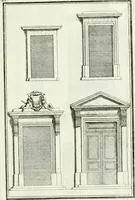 Picture 140 of 175 from Instituzione pratica dell' architettura civile per la decorazione de' pubblici, e privati edifici : preceduta da un articolo di geometria in pratica ad uso delli disegnatori ed artifici (1766), leaf 262