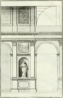 An illustration from Instituzione pratica dell' architettura civile per la decorazione de' pubblici, e privati edifici : preceduta da un articolo di geometria in pratica ad uso delli disegnatori ed artifici (1766)