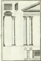 Picture 148 of 175 from Instituzione pratica dell' architettura civile per la decorazione de' pubblici, e privati edifici : preceduta da un articolo di geometria in pratica ad uso delli disegnatori ed artifici (1766), leaf 278