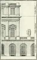 An illustration from Instituzione pratica dell' architettura civile per la decorazione de' pubblici, e privati edifici : preceduta da un articolo di geometria in pratica ad uso delli disegnatori ed artifici (1766)