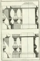 An illustration from Instituzione pratica dell' architettura civile per la decorazione de' pubblici, e privati edifici : preceduta da un articolo di geometria in pratica ad uso delli disegnatori ed artifici (1766)