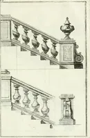 An illustration from Instituzione pratica dell' architettura civile per la decorazione de' pubblici, e privati edifici : preceduta da un articolo di geometria in pratica ad uso delli disegnatori ed artifici (1766)