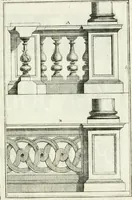 Picture 158 of 175 from Instituzione pratica dell' architettura civile per la decorazione de' pubblici, e privati edifici : preceduta da un articolo di geometria in pratica ad uso delli disegnatori ed artifici (1766), leaf 298