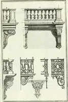 An illustration from Instituzione pratica dell' architettura civile per la decorazione de' pubblici, e privati edifici : preceduta da un articolo di geometria in pratica ad uso delli disegnatori ed artifici (1766)