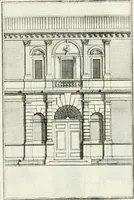 An illustration from Instituzione pratica dell' architettura civile per la decorazione de' pubblici, e privati edifici : preceduta da un articolo di geometria in pratica ad uso delli disegnatori ed artifici (1766)