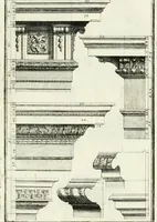 An illustration from Instituzione pratica dell' architettura civile per la decorazione de' pubblici, e privati edifici : preceduta da un articolo di geometria in pratica ad uso delli disegnatori ed artifici (1766)