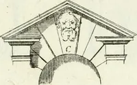 An illustration from Instituzione pratica dell' architettura civile per la decorazione de' pubblici, e privati edifici : preceduta da un articolo di geometria in pratica ad uso delli disegnatori ed artifici (1766)
