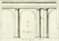 Picture 19 of 175 from Instituzione pratica dell' architettura civile per la decorazione de' pubblici, e privati edifici : preceduta da un articolo di geometria in pratica ad uso delli disegnatori ed artifici (1766), leaf 34