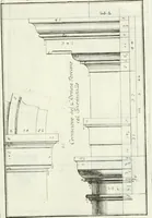 Picture 21 of 175 from Instituzione pratica dell' architettura civile per la decorazione de' pubblici, e privati edifici : preceduta da un articolo di geometria in pratica ad uso delli disegnatori ed artifici (1766), leaf 40