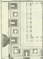 An illustration from Instituzione pratica dell' architettura civile per la decorazione de' pubblici, e privati edifici : preceduta da un articolo di geometria in pratica ad uso delli disegnatori ed artifici (1766)