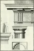 Picture 31 of 175 from Instituzione pratica dell' architettura civile per la decorazione de' pubblici, e privati edifici : preceduta da un articolo di geometria in pratica ad uso delli disegnatori ed artifici (1766), leaf 60