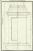 Picture 39 of 175 from Instituzione pratica dell' architettura civile per la decorazione de' pubblici, e privati edifici : preceduta da un articolo di geometria in pratica ad uso delli disegnatori ed artifici (1766), leaf 76