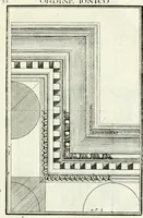 Picture 42 of 175 from Instituzione pratica dell' architettura civile per la decorazione de' pubblici, e privati edifici : preceduta da un articolo di geometria in pratica ad uso delli disegnatori ed artifici (1766), leaf 82