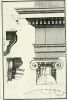 An illustration from Instituzione pratica dell' architettura civile per la decorazione de' pubblici, e privati edifici : preceduta da un articolo di geometria in pratica ad uso delli disegnatori ed artifici (1766)