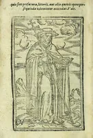 An illustration from Institvtiones grammaticae latino carmine, hispana cum explicatione, nunc primú ex authoribus omnium probatissimis in lucidissimum compendium collectae, & in quinque tractatus distributae (1595)