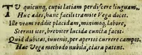 An illustration from Institvtiones grammaticae latino carmine, hispana cum explicatione, nunc primú ex authoribus omnium probatissimis in lucidissimum compendium collectae, & in quinque tractatus distributae (1595)
