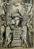 An illustration from Instruccion christiana de principes y reyes sacada de la Escritura Divina. Dos veces impressa en el idioma toscano, y esta tercera en Española (1688)