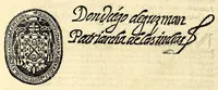 Picture 2 of 2 from Instrucion y forma que se ha de tener y guardar en la publicacion, predicacion, administracion y cobrança de la Bula de la Santa Cruzada de la sexta predicacion : que se ha de hazer de la quarta concession, fecha por nuestro muy santo Padre Gregorio XIIII. conformada, y mandada publicar por la santidad del Papa Paulo V. que al presente rige y gouierna la santa Sede Apostolica: la qual se ha de hazer en los arçobispados de los Reyes, Charcas, y obispados del Cuzco, la Barranca, Truxillo, Guamanga, Ariquipa, la Paz, Quito, Tucuman, y Santiago de Chile, y la Assuncion, y Prouincias del rio de la Plata, Panama, Cartagena, Santa Marta, y assimismo en el Arcobispado del nueuo Reyno de Granada, y obispados de Popayan, y Venecuela . (1620), leaf 22