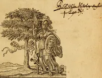 An illustration from Instructiones historico-theologicæ : De doctrina Christiana & vario rerum statu, ortisque erroribus & controversis, jam inde à temporibus Apostolicis, ad tempora usque seculi decimi-septimi priora (1645)